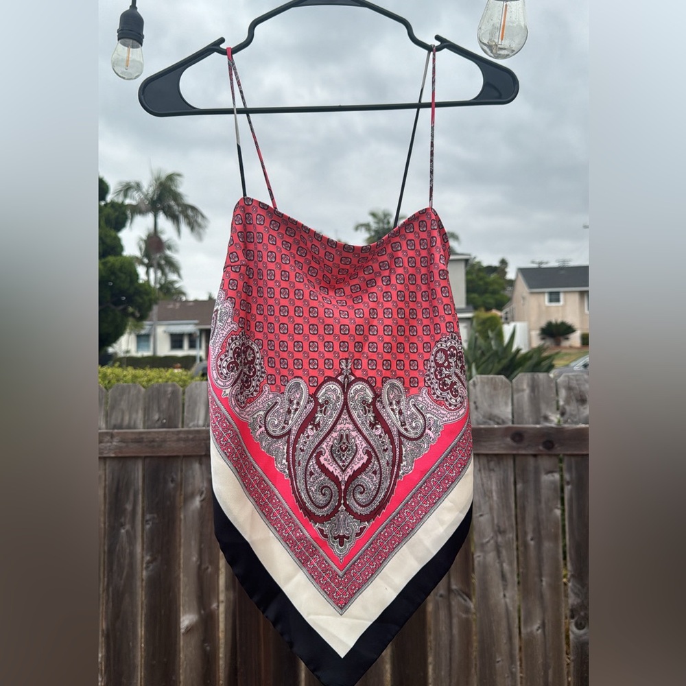 FUN ZARA SCARF TOP